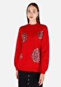 thumb-Afficher les détails de Pull Rouge Regular Fit Manches Longues  Femme