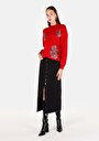 thumb-Afficher les détails de Pull Rouge Regular Fit Manches Longues  Femme