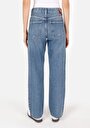 thumb-Afficher les détails de 955 Anemon Pantalon Denim   En  Straight Fit Femme