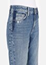 thumb-Afficher les détails de 955 Anemon Pantalon Denim   En  Straight Fit Femme