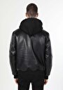 thumb-Afficher les détails de Veste Pu Noir   Regular Fit Homme