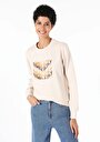 thumb-Afficher les détails de Pull-over Beige Regular Fit  Femme