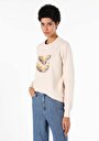 thumb-Afficher les détails de Pull-over Beige Regular Fit  Femme