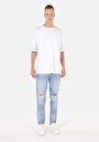 thumb-Afficher les détails de 058 Otto Pantalon    En Jean Loose Tapered Fit Homme