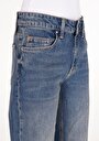 thumb-Afficher les détails de 880 Elisa Pantalon Bleu Straight Leg Medium Rise En Jean Straight Fit Femme