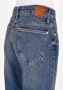 thumb-Afficher les détails de 880 Elisa Pantalon Bleu Straight Leg Medium Rise En Jean Straight Fit Femme