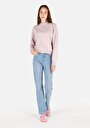thumb-Afficher les détails de Pull-over Rose Regular Fit  Femme