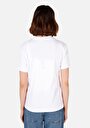 thumb-Afficher les détails de T-shirt À Manches Courtes Blanc Regular Fit Imprimé Femme