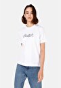 thumb-Afficher les détails de T-shirt À Manches Courtes Blanc Regular Fit Imprimé Femme