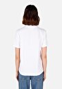 thumb-Afficher les détails de T-shirt À Manches Courtes Blanc Regular Fit Imprimé Femme