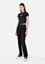 thumb-Afficher les détails de T-shirt À Manches Courtes Anthracite Slim Fit Imprimé Femme