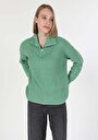thumb-Afficher les détails de Pull Vert Comfort Fit   Femme