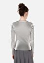 thumb-Afficher les détails de T-shirt À Manches Longues Blanc Slim Fit  Femme