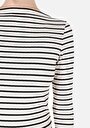 thumb-Afficher les détails de T-shirt À Manches Longues Blanc Slim Fit  Femme