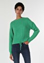 thumb-Afficher les détails de Pull Vert Regular Fit   Femme