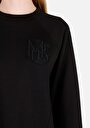 thumb-Afficher les détails de T-shirt À Manches Longues Noir Regular Fit  Femme