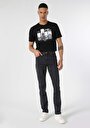 thumb-Afficher les détails de 044 Karl Pantalon Noir Straight Leg  En  Straight Fit Homme