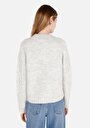 thumb-Afficher les détails de Pull Gris Regular Fit Manches Longues  Femme