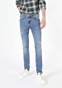 thumb-Afficher les détails de 044 Karl Pantalon Bleu Straight Leg  En  Straight Fit Homme