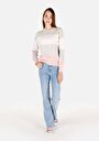 thumb-Afficher les détails de Pull Multicolou Regular Fit Manches Longues  Femme