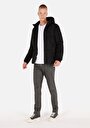 thumb-Afficher les détails de Veste Noir Slim Fit Manches Longues  Polyester Homme