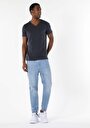 thumb-Afficher les détails de T-shirt À Manches Courtes Marine Slim Fit  Homme