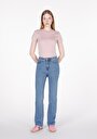 thumb-Afficher les détails de 792 Mila Pantalon    En Jean Regular Fit Femme