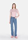 thumb-Afficher les détails de 792 Mila Pantalon    En Jean Regular Fit Femme