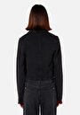 thumb-Afficher les détails de Veste De Blazer Bleu Slim Fit Manches Longues  Femme