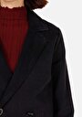 thumb-Afficher les détails de Veste De Blazer Bleu Slim Fit Manches Longues  Femme