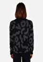 thumb-Afficher les détails de Pull Noir Regular Fit Manches Longues  Femme