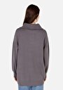 thumb-Afficher les détails de Pull Gris Comfort Fit Manches Longues  Femme