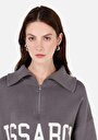 thumb-Afficher les détails de Pull Gris Comfort Fit Manches Longues  Femme
