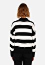 thumb-Afficher les détails de Pull Noir Regular Fit Manches Longues  Femme