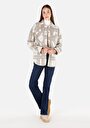 thumb-Afficher les détails de Beige Regular Fit   Femme