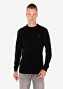 thumb-Afficher les détails de Pull Noir Slim Fit Manches Longues  Homme