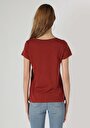 thumb-Afficher les détails de T-shirt À Manches Courtes Rouge Regular Fit  Femme