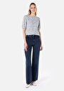 thumb-Afficher les détails de T-shirt À Manches Courtes Multicolou Regular Fit Droit Femme