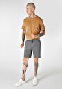 thumb-Afficher les détails de Short Anthracite Regular Fit Homme