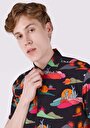 thumb-Afficher les détails de Chemise À Manches Courtes Multicolou Imprimé Regular Fit Homme