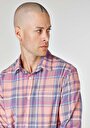 thumb-Afficher les détails de Chemise À Manches Longues Multicolou Regular Fit Plaid Popeline Homme