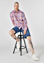 thumb-Afficher les détails de Chemise À Manches Longues Multicolou Regular Fit Plaid Popeline Homme