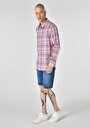 thumb-Afficher les détails de Chemise À Manches Longues Multicolou Regular Fit Plaid Popeline Homme
