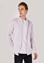 thumb-Afficher les détails de Chemise À Manches Longues Beige Slim Fit   Homme