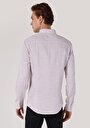 thumb-Afficher les détails de Chemise À Manches Longues Beige Slim Fit   Homme
