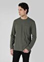 thumb-Afficher les détails de T-shirt À Manches Longues Vert   Homme