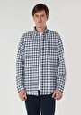 thumb-Afficher les détails de Chemise À Manches Longues Bleu Regular Fit   Homme