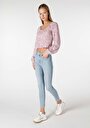 thumb-Afficher les détails de 760 Diana Pantalon Bleu   En  Skinny Fit Femme