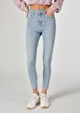 thumb-Afficher les détails de 760 Diana Pantalon Bleu   En  Skinny Fit Femme
