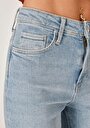 thumb-Afficher les détails de 760 Diana Pantalon Bleu   En  Skinny Fit Femme